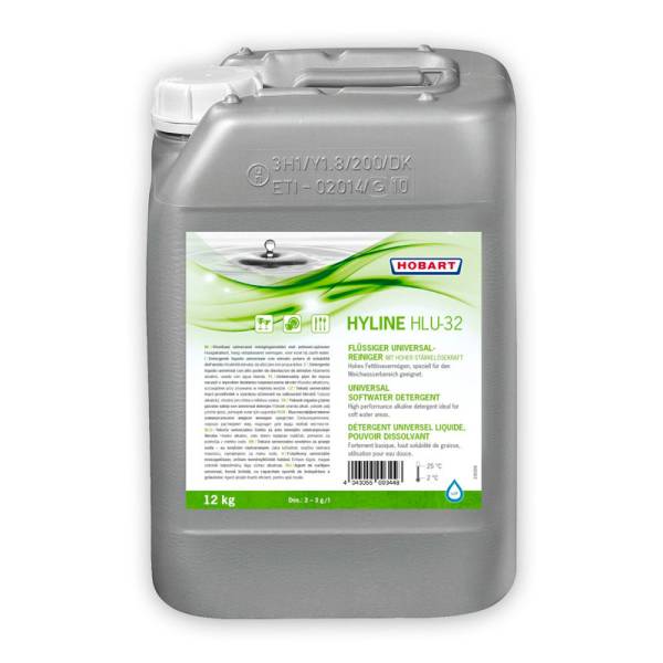 HLU-32 hyline HOBART PRODUIT LAVAGE SANS CHLORE 12kg lave vaisselle