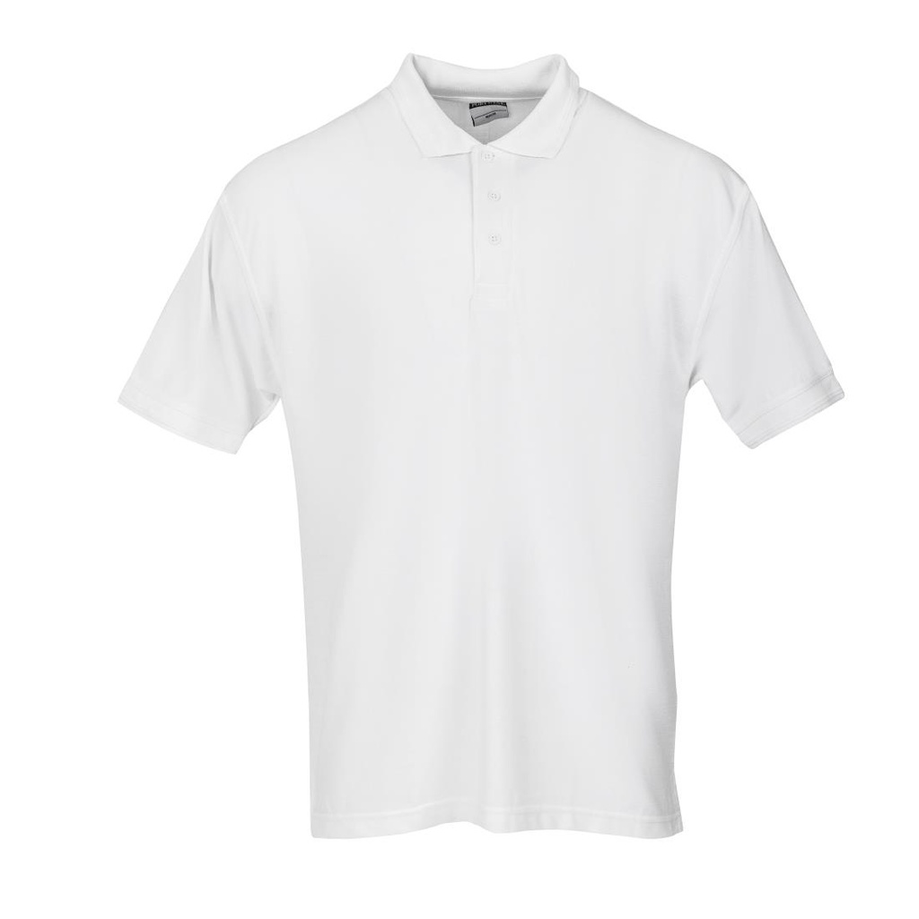 Polo mixte blanc L