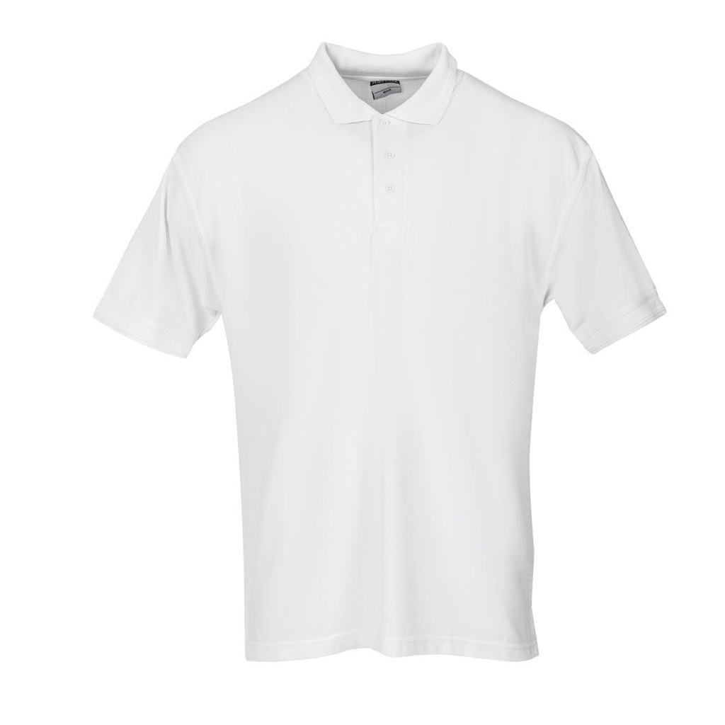 Polo mixte blanc M