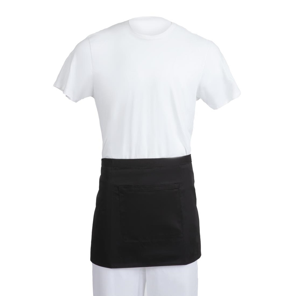 Tablier serveur court Whites noir