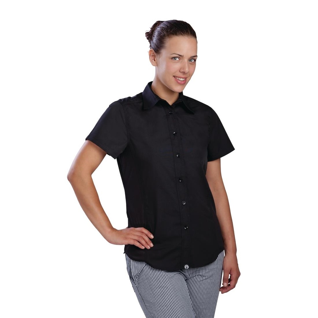 Chemise de cuisinier Cool Vent femme Chef Works noire S