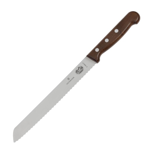 [C648] Couteau à pain à lame dentée Victorinox marron 215mm