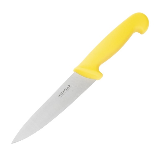 [C815] Couteau de cuisinier Hygiplas jaune 160mm