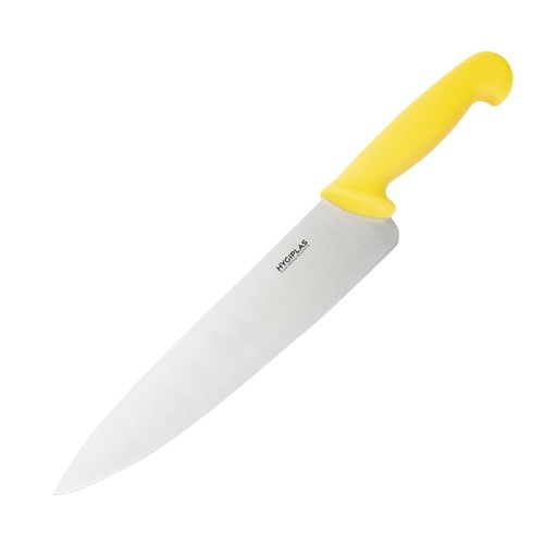 [C816] Couteau de cuisinier Hygiplas jaune 255mm