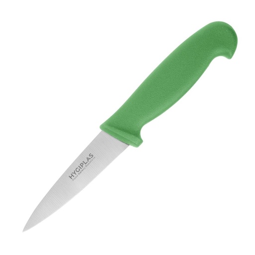 [C866] Couteau d'office Hygiplas vert 90mm