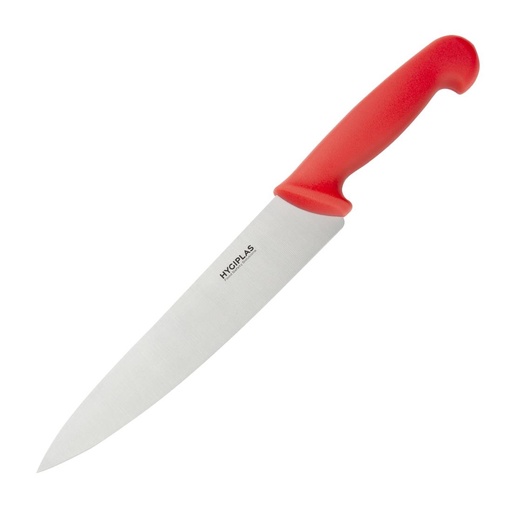 [C895] Couteau de cuisinier Hygiplas rouge 215mm