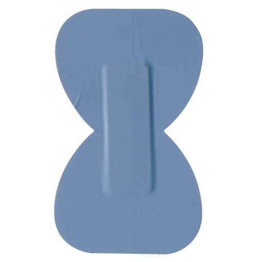 [CB444] Pansements bout des doigts bleus standards (Lot de 50)