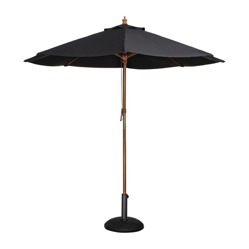 [CB514] Parasol rond Bolero noir 2,5m