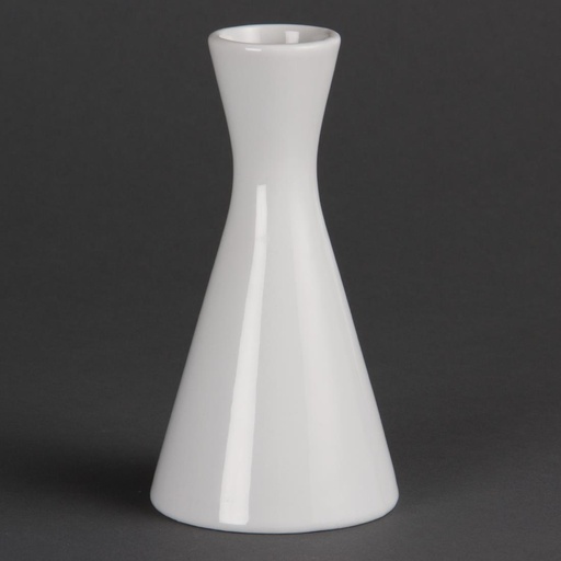 [CB701] Vases bouteilles blancs 140mm Olympia (Lot de 6)