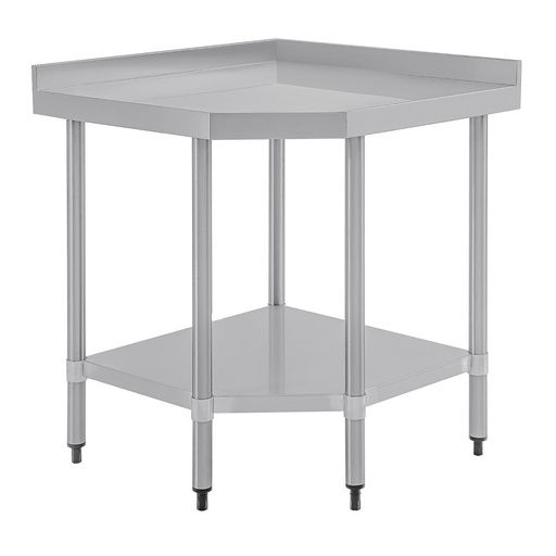 [CB907] Table d'angle inox Vogue 600mm