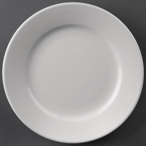 [CC206] Assiettes à bord large Olympia Athena 165mm (Lot de 12)