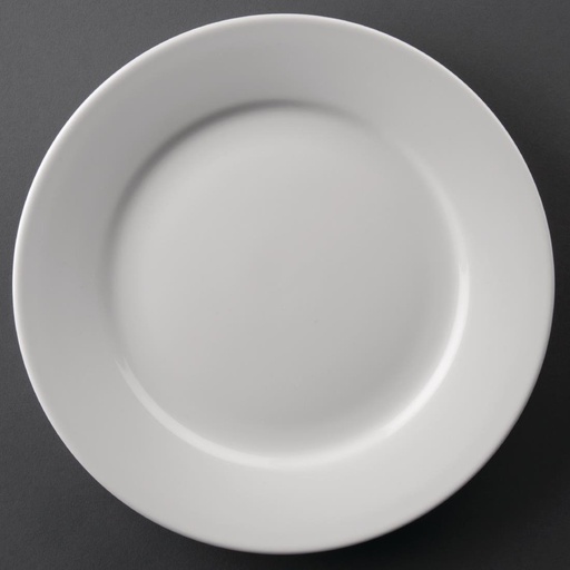 [CC208] Assiettes à bord large Olympia Athena 228mm (Lot de 12)