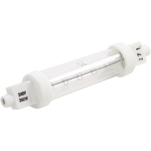 [CC533] Ampoule quartz 300W infrarouges à double enveloppe 118mm