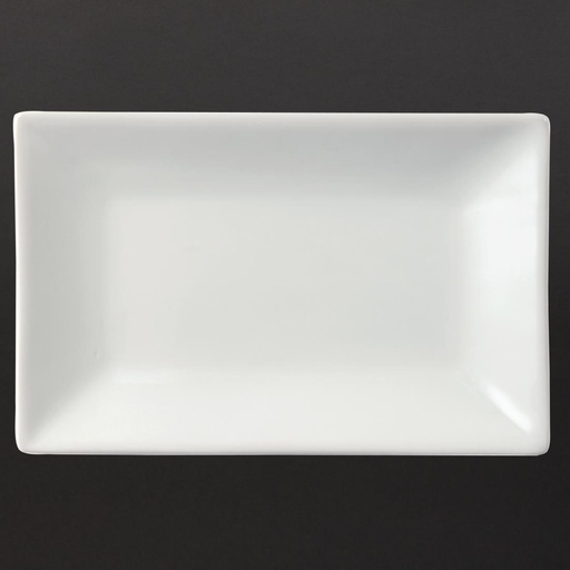 [CC893] Plat rectangulaire de service 200 x 130mm Olympia (Lot de 6)