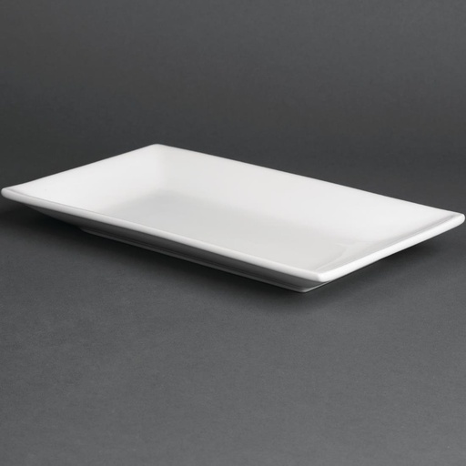 [CC894] Plat rectangulaire de service 250 x 150mm Olympia (Lot de 4)