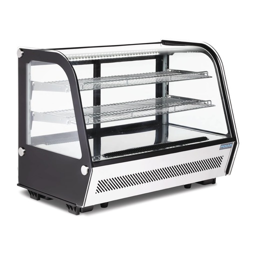 [CD230] Vitrine réfrigérée de comptoir noire Polar Série G 160L