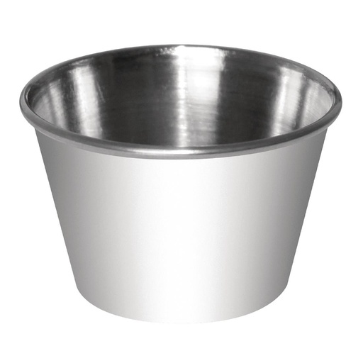 [CD478] Pots à sauce inox Olympia 230ml (Lot de 12)