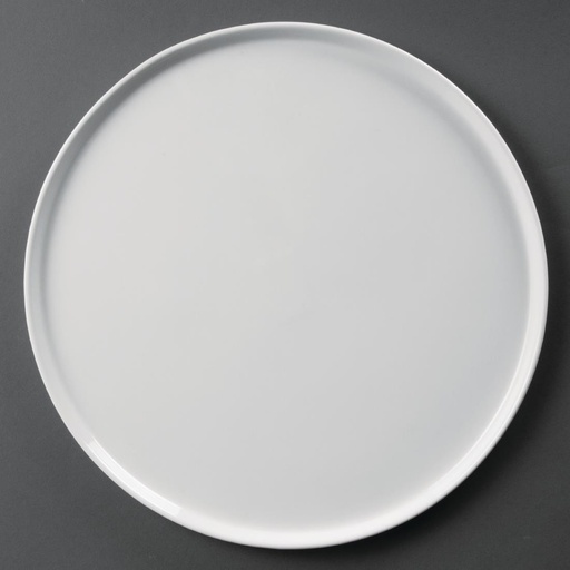 [CD723] Assiettes à pizza Olympia Whiteware 330mm (Lot de 4)