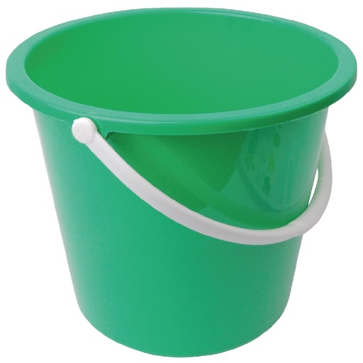 [CD806] Seau rond en plastique Jantex 10L vert