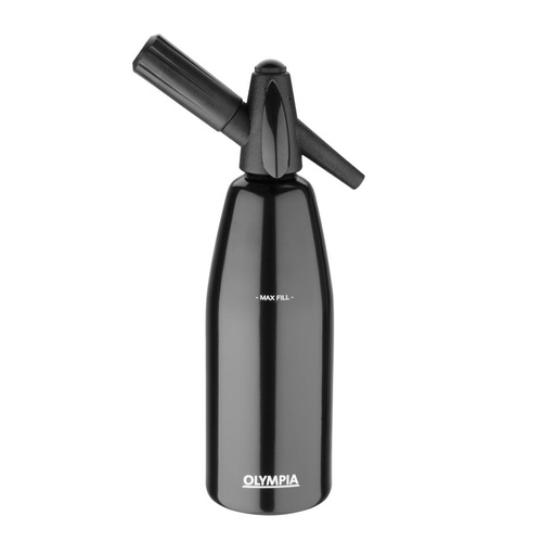 [CE341] Siphon à eau de seltz noir Olympia 1L