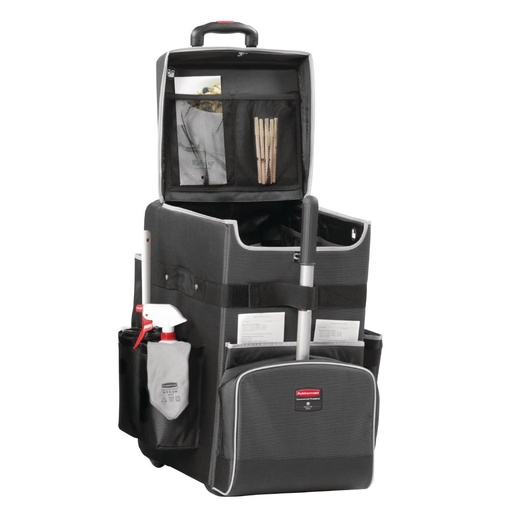 [CE892] Grand chariot de service mobile Rubbermaid Quick Cart 