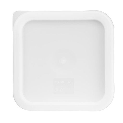 [CF049] Couvercle carré blanc petit Hygiplas