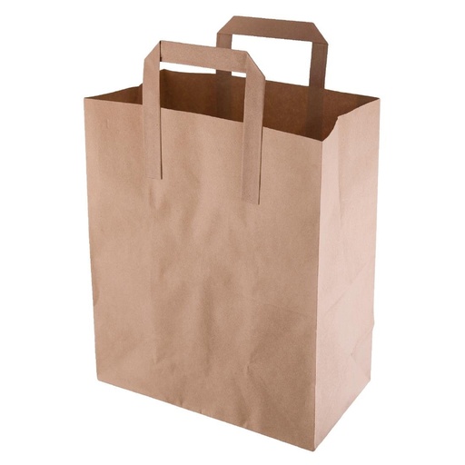 [CF591] Sacs en papier recyclable marron 255 x 215mm (Lot de 250)