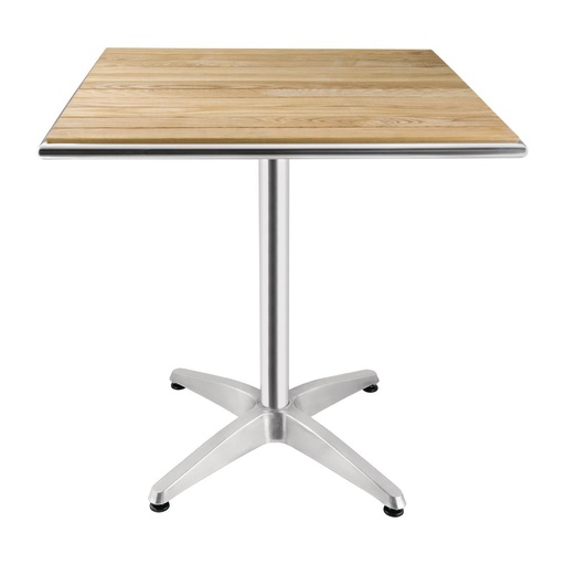 [CG835] Table carrée en frêne Bolero 700mm