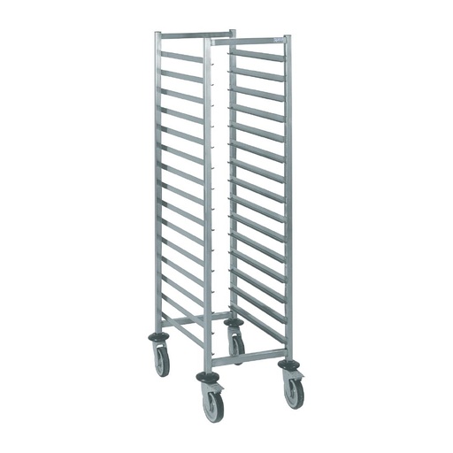 [CH688] Chariot à glissières soudé Tournus GN 1/1 15 niveaux