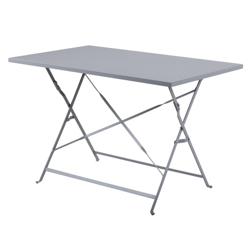 [CH969] Table de terrasse pliable Bolero grise 1100 x 700mm