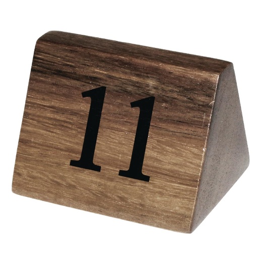 [CL393] Numéros de table en bois Olympia 11 à 20