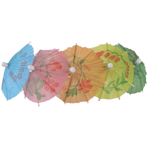 [CL443] Parasols en papier de différentes couleurs (Lot de 144)