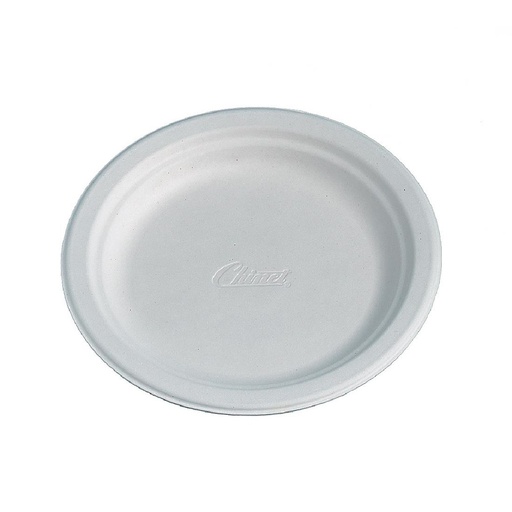 [CM147] Assiettes compostables en fibre moulée Chinet Huhtamaki 170 mm (lot de 175)