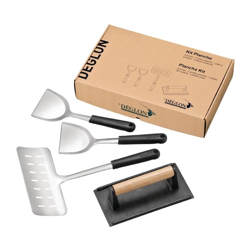 [CR050] Kit plancha 4 ustensiles Deglon