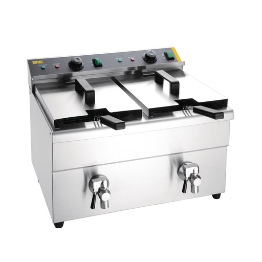 [CT012] Friteuse induction double Buffalo 2 x 3 kW