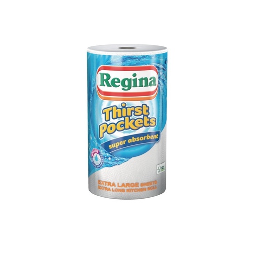 [CT325] Essuie-tout Regina Thirst pockets 100 feuilles (x6)