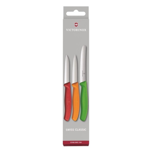 [CU556]  Lot de 3 couteaux d'office Victorinox 