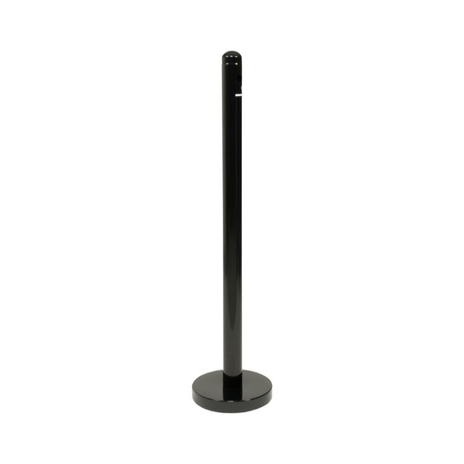 [CU942] Cendrier poteau en inox noir Securit 1m