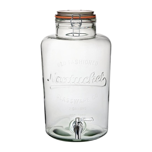 [CW159] Distributeur de boissons en verre transparent Utopia 8.5 L