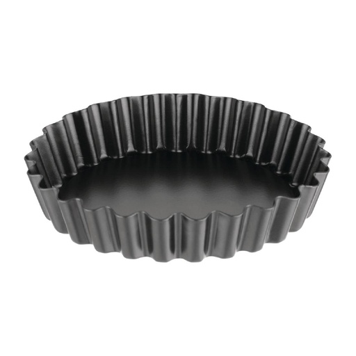 [CW991] Moule à tartelette cannelé antiadhésif avec fond amovible Vogue 10 cm (x3)