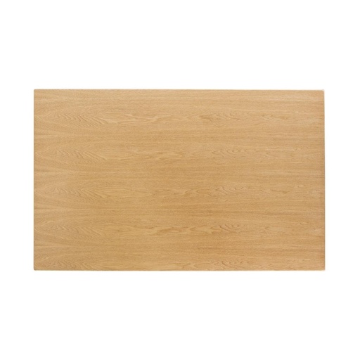 [CY950] Plateau de table rectangulaire pré-percé coloris frêne naturel Bolero 700 x 1100mm