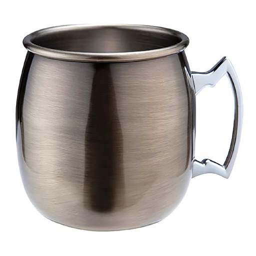 [CZ538] Mug incurvé plaqué laiton vieilli Moscow Mule Beaumont 500ml