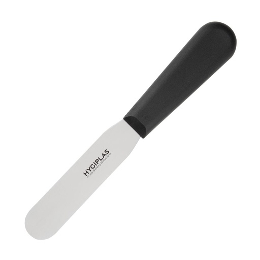 [D401] Couteau spatule à lame droite Hygiplas noir 100mm