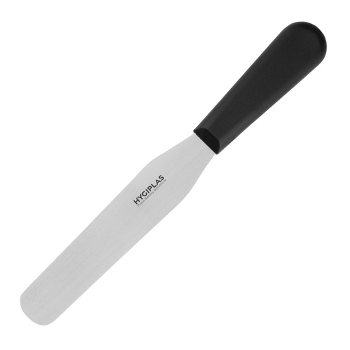 [D402] Couteau spatule à lame droite Hygiplas noir 150mm