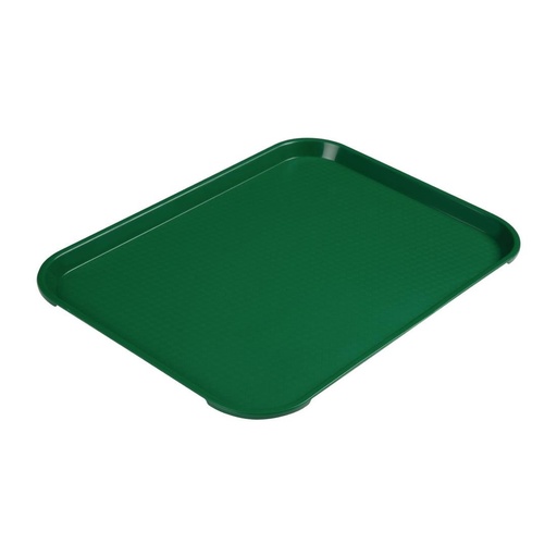 [DE313] Plateau rectangulaire en polypropylène Fast Food Cambro vert 41 cm