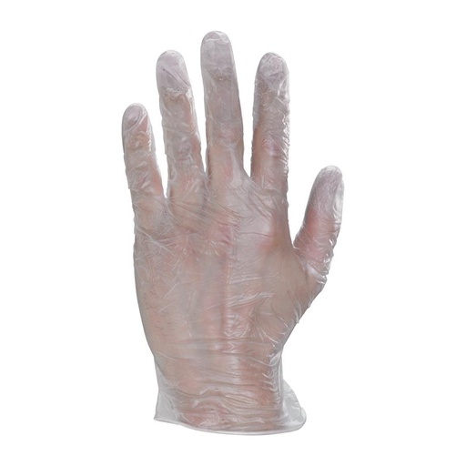 [DF424-XL] Gants jetables en vinyle non poudré taille XL (lot de 100)