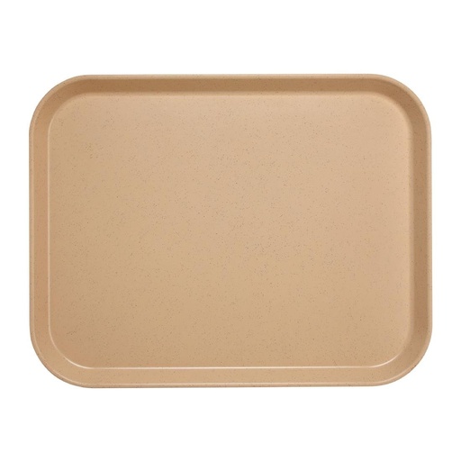 [DJ660] Plateau en polyester Versalite Cambro moka moucheté 45,7 cm