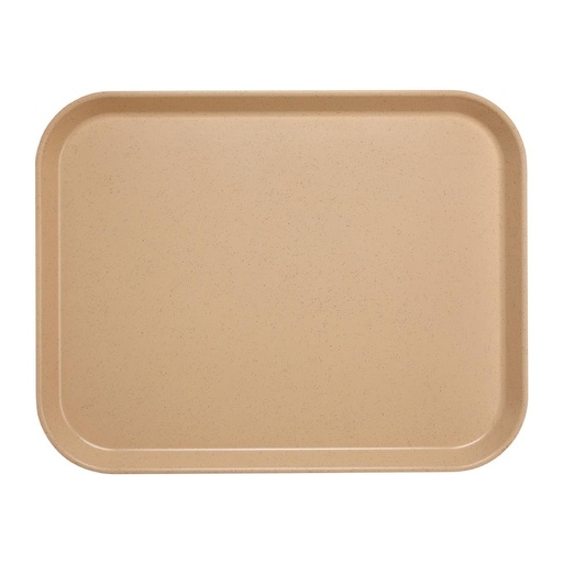 [DJ660] Plateau en polyester Versalite Cambro moka moucheté 45,7 cm