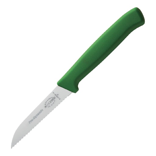[DL364] Couteau d'office denté Dick Pro-Dynamic HACCP vert 8cm