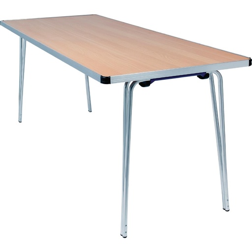 [DM600] Table pliante effet hêtre Contour Gopak 1830mm